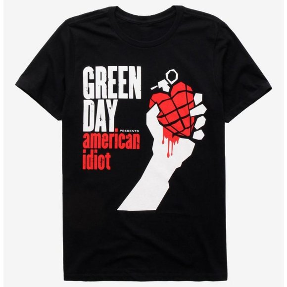 Green Day American Idiot Shirt - Picture 1 of 4